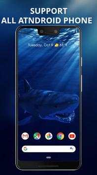 Dangerous shark catching up live wallpaper screenshot 4