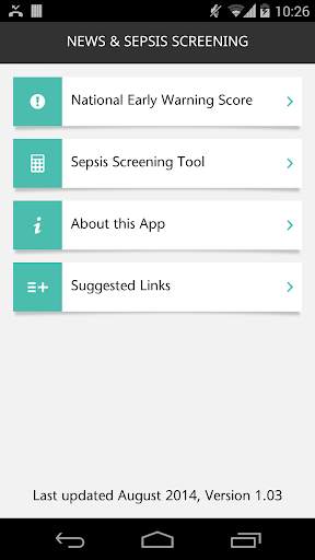 NEWS & SEPSIS SCREENING screenshot 1