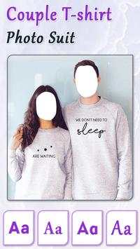 Couple T-Shirt Suit Photo Editor screenshot 3