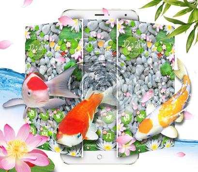 3D Cute Koi Fish Launcher screenshot 2