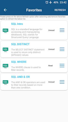 SQL Offline Tutorial & Interview Questions screenshot 8