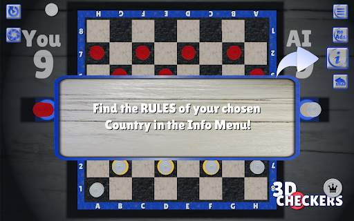 Checkers 3D Board Game स्क्रीनशॉट 14