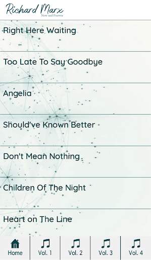 Richard Marx Song Collection screenshot 2