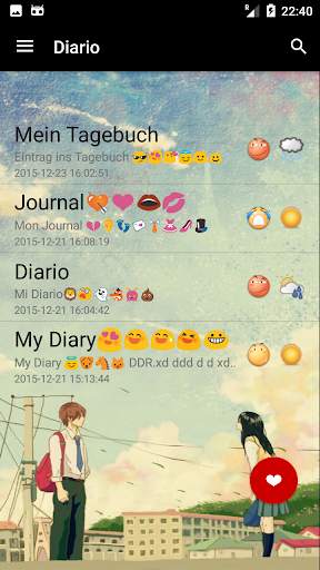 Diario secreto en español screenshot 2