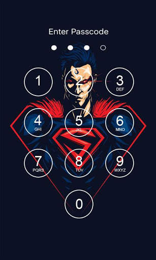 Super Heroes Lock Screen 4 تصوير الشاشة