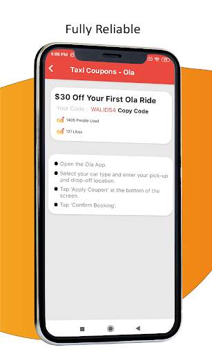 OLA Taxi and Auto Coupons screenshot 4