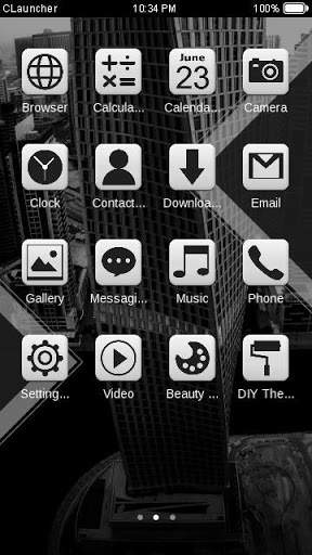 Black White Theme screenshot 2