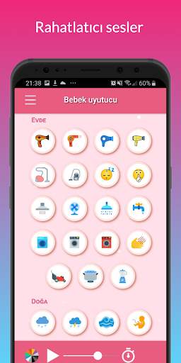 Beyaz gürültü - bebek uyutucu screenshot 2
