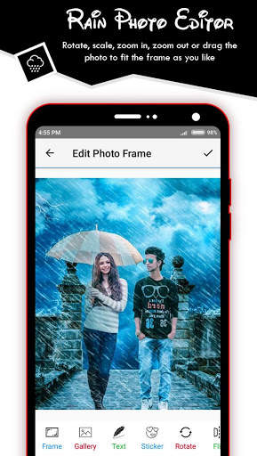 Rain Photo Frame screenshot 3
