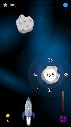Space Math 🚀 Таблица умножения тренажер и игра скриншот 1