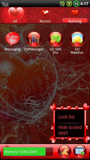 Valentine´s GO Launcher Theme screenshot 3