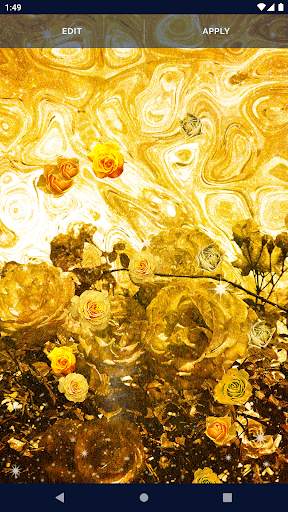 Golden Roses Live Wallpaper скриншот 5