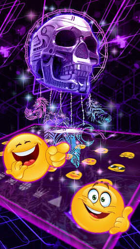 Technology Laser Skull Keyboard screenshot 3