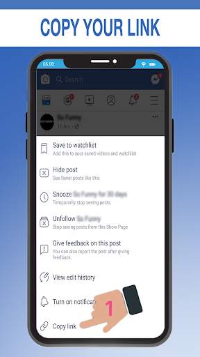 Video downloader for Facebook screenshot 1