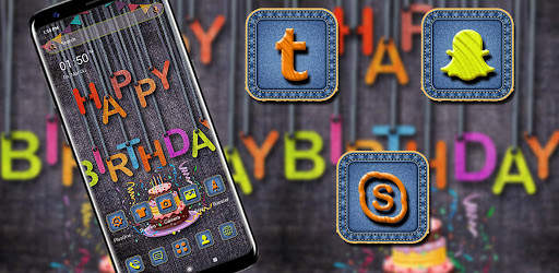 Happy Birthday Launcher Theme screenshot 6