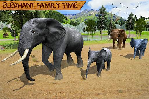 Wild Elephant Family Simulator screenshot 7