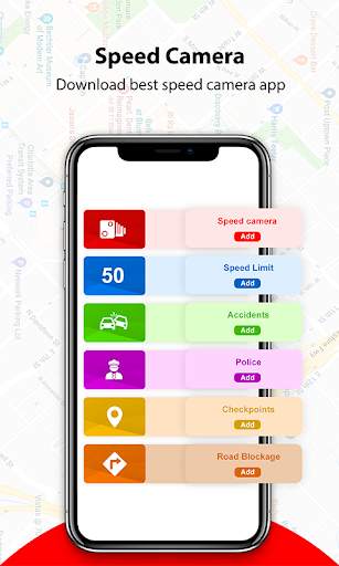 Detektor kamera kecepatan: radar, peringatan lalu screenshot 1