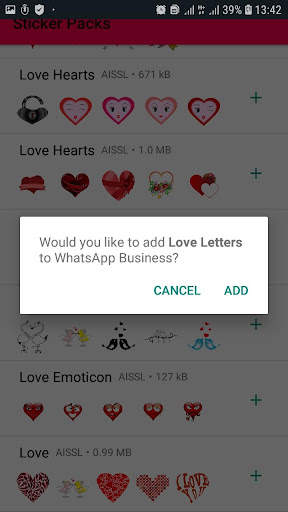 Romantic Love Sticker for WA screenshot 4