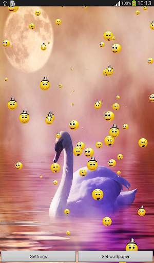 Colorful Smiley Live Wallpaper screenshot 2