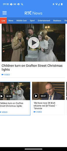 RTÉ News screenshot 6