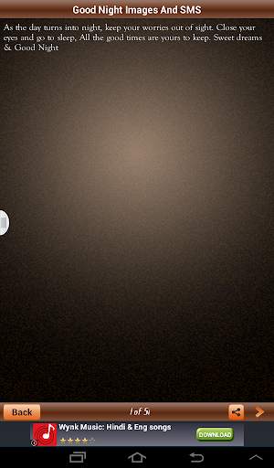 Good Night SMS With Images screenshot 8
