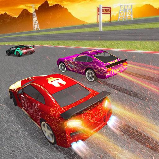 Master Superhero Car Racing games: Lightening Car icon