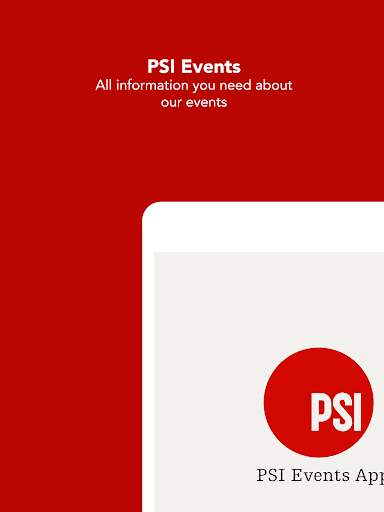 PSI Events App screenshot 6