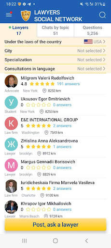 Lawyer Social Network screenshot 2