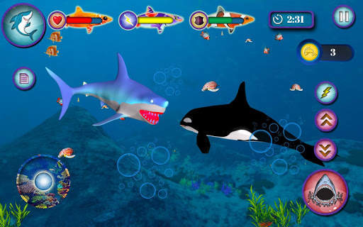Underwater Sea Monster Attack - Shark Simulator 3D screenshot 2