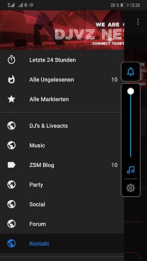 DJVZ.net //  DJ & Liveact Verz. mit Musik & Social screenshot 1