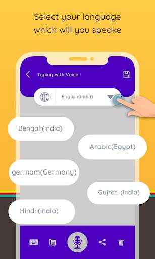 Typing With Voice - All Languages скриншот 2
