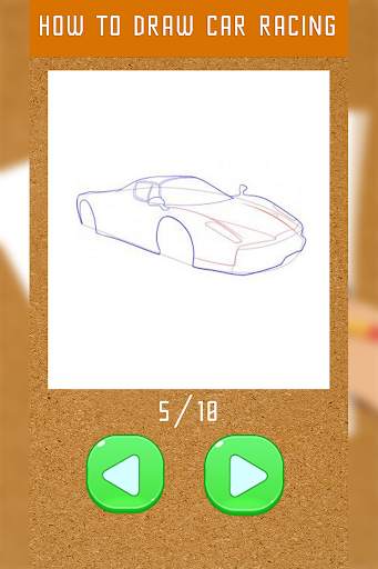 How to draw racing car screenshot 5
