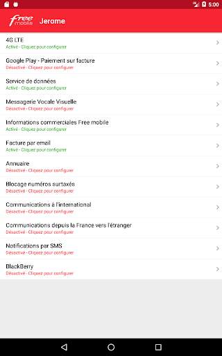 Free Mobile - Mon Compte screenshot 12