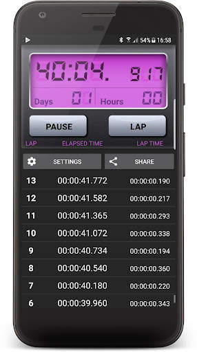 Stopwatch screenshot 2