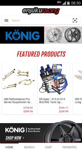 Enjuku Racing Parts, LLC screenshot 1