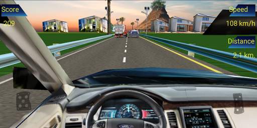 Traffic Racer Cockpit 3D screenshot 1