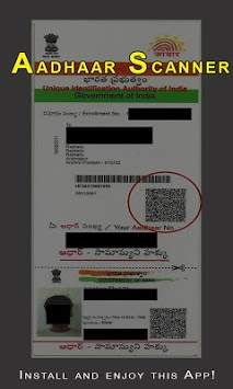 Aadhaar Card Edit QR code Scan screenshot 1