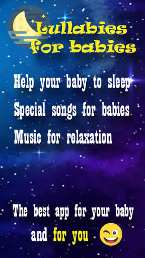 Lullabies for Babies - Sleep baby and relax скриншот 1