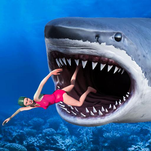 Shark Simulator Games: Sea &amp; Beach Attack icon
