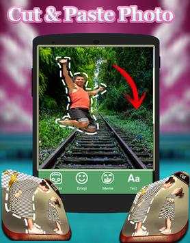 Gold Cut Paste Photos - Mirror & Photo Collage скриншот 2