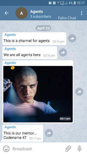 Telefun Fake chat maker Prank screenshot 5