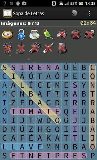 Sopa de letras - en español screenshot 5