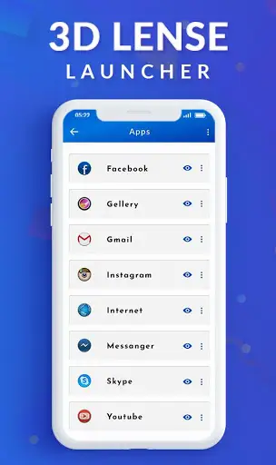 Lens Launcher - 3D  Launcher screenshot 4