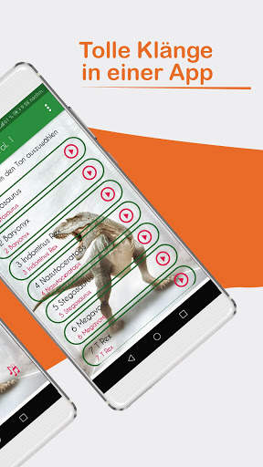 Dinosaurier-Sounds und Klingeltöne. screenshot 2