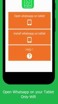 Tablet whatsweb for WhatsApp screenshot 3