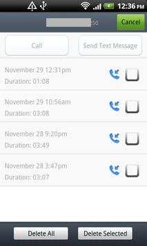 Call Log Master 3 تصوير الشاشة