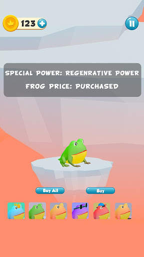 Tap the frog- Homeless Frog Games screenshot 13