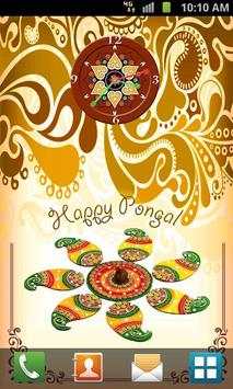 Pongal Rangoli Clock screenshot 5