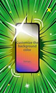 Flashlight free widget Shake Powerful light screenshot 4