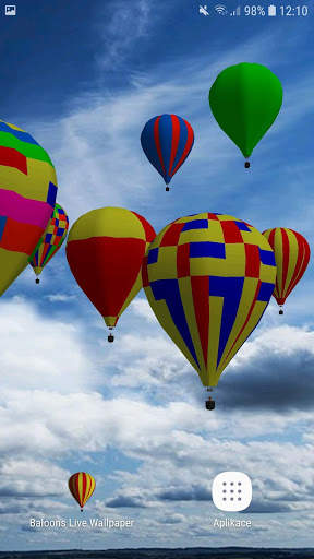 Air Baloons 3D Live Wallpaper screenshot 3